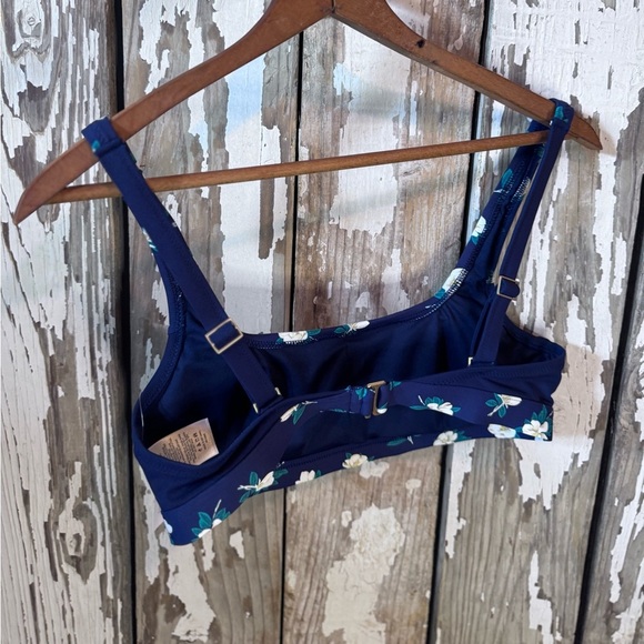 Lands End Swim Set Size 6- Draper James Top Size 6 Floral & Swim Skirt Navy - Picture 7 of 13